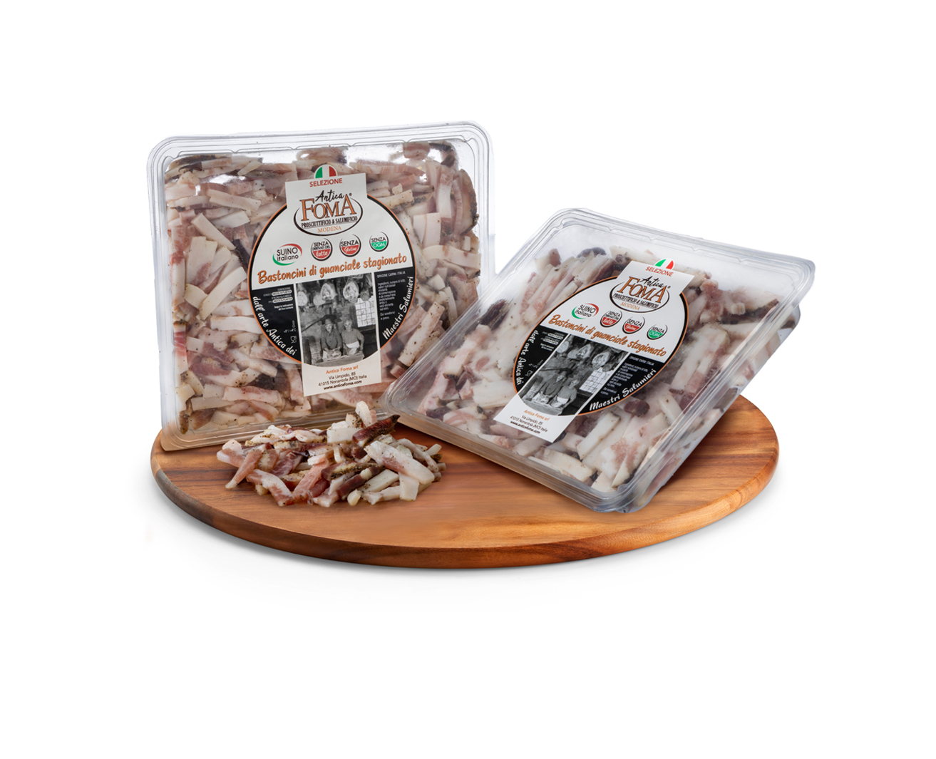 Bastoncini di guanciale stagionato